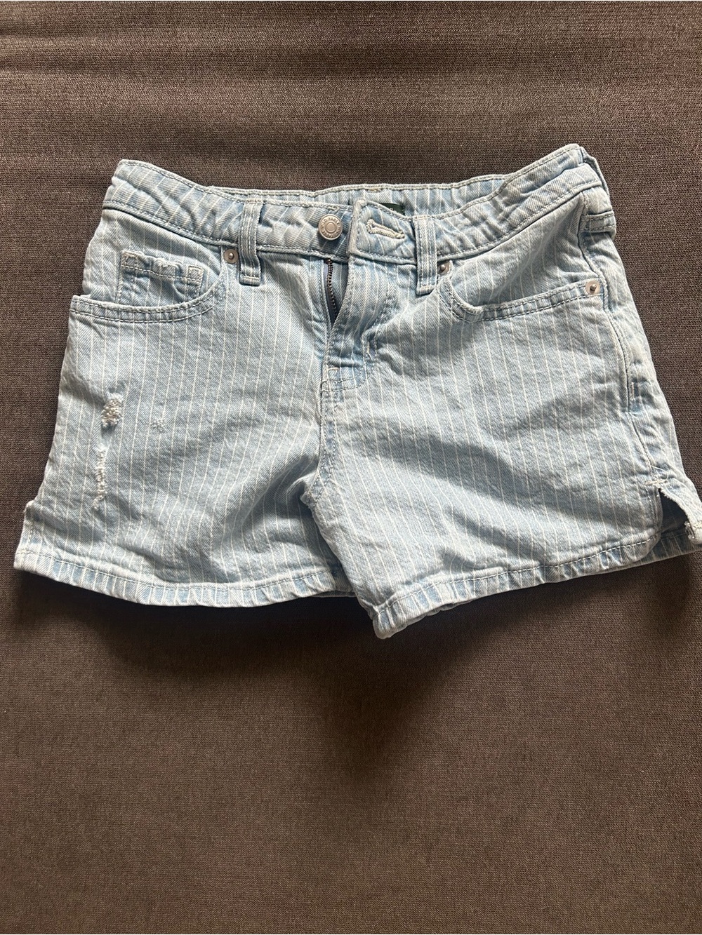 wild fable Light Blue Pinstripe Denim Shorts